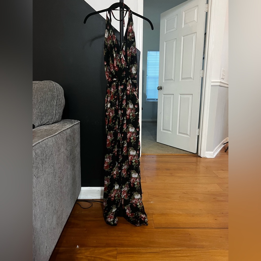 Chiffon Floral Jumpsuit